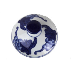 Replacement Porcelain Ming Blue Grape Lid